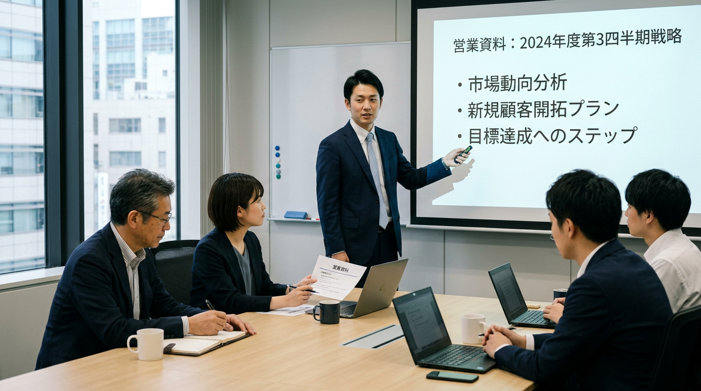 営業用導入事例動画の事例画像